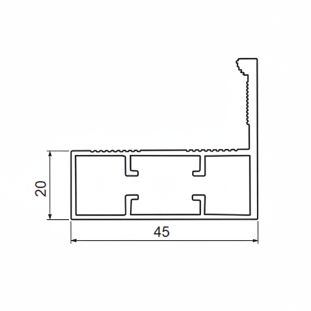 Aluminum Shutter Handle Profile