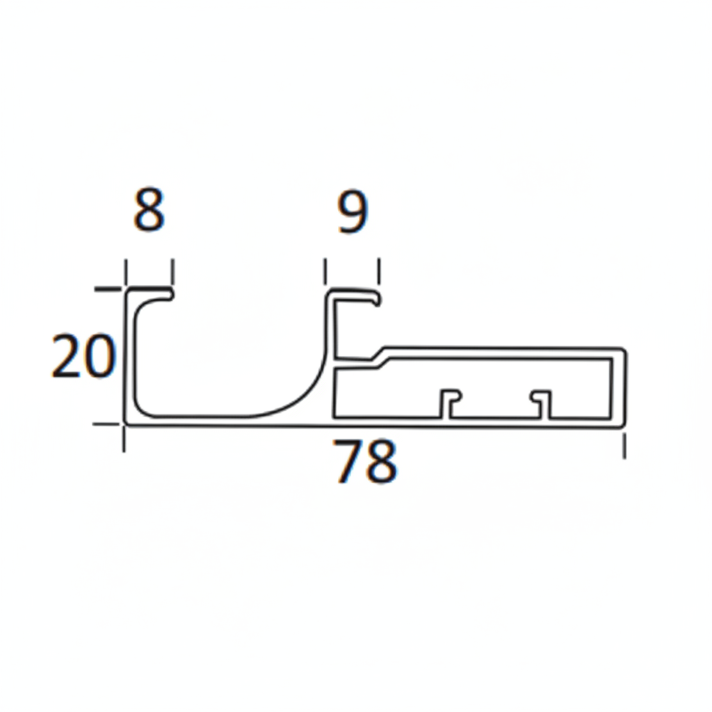 Aluminum Shutter Handle Profile