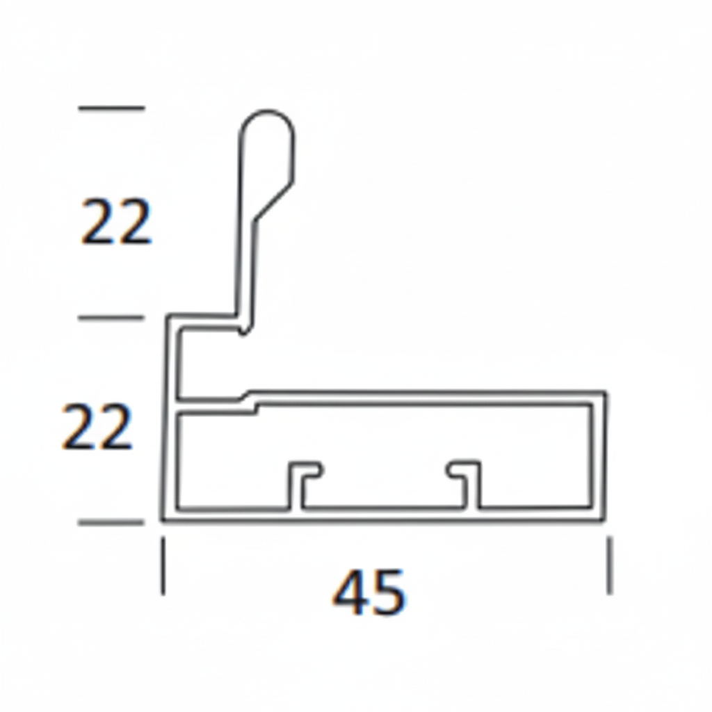 Aluminum Shutter Handle Profile