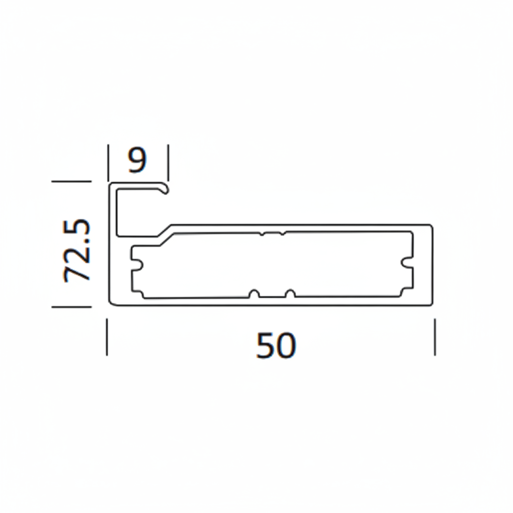 Aluminum Shutter Handle Profile