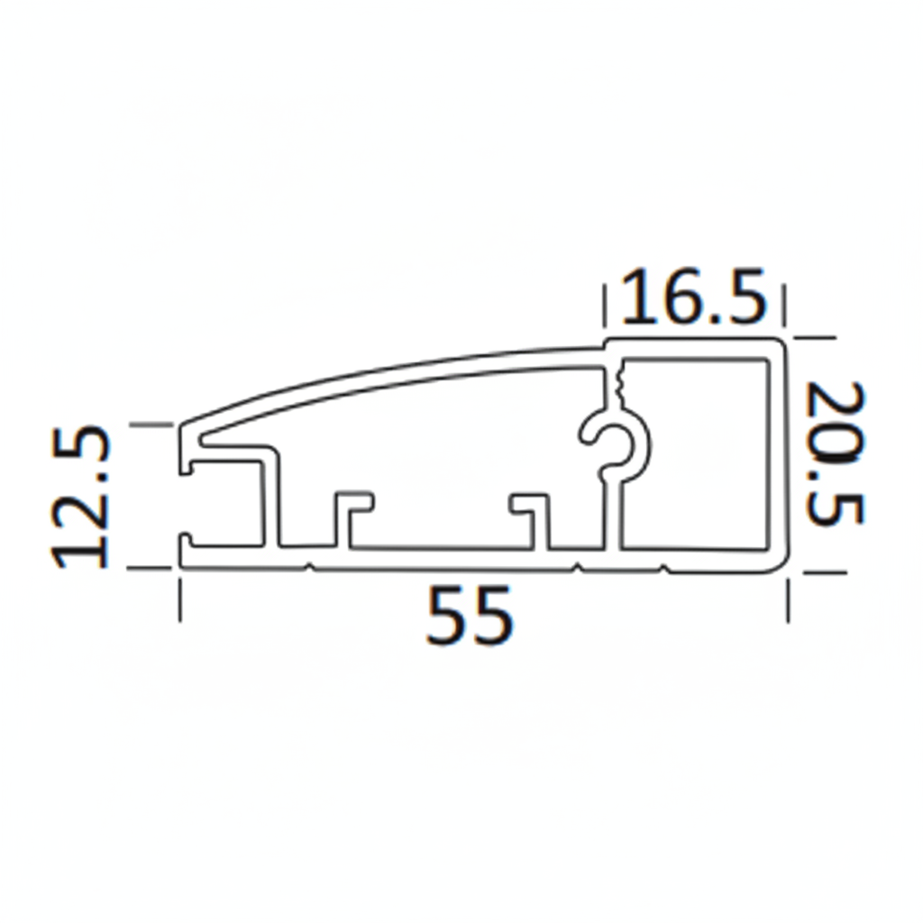 Aluminum Shutter Handle Profile