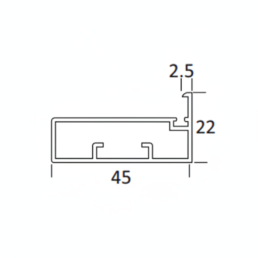 Aluminum Shutter Handle Profile