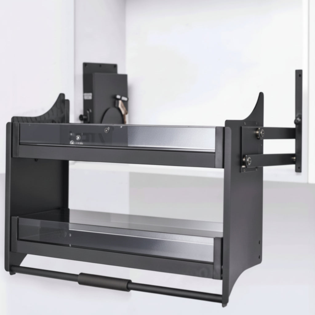 Glass Pull Down Storage