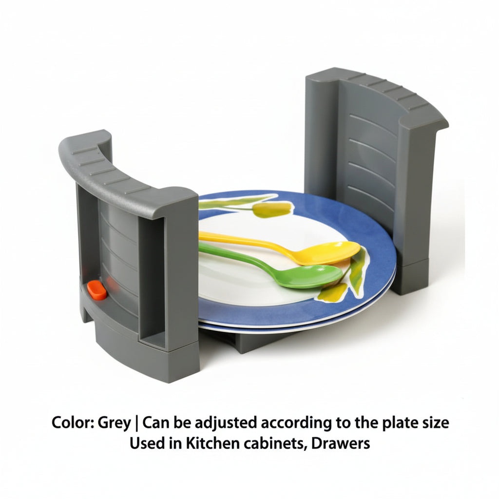 PVC Dish Holder for Modular Kitchen Drawer