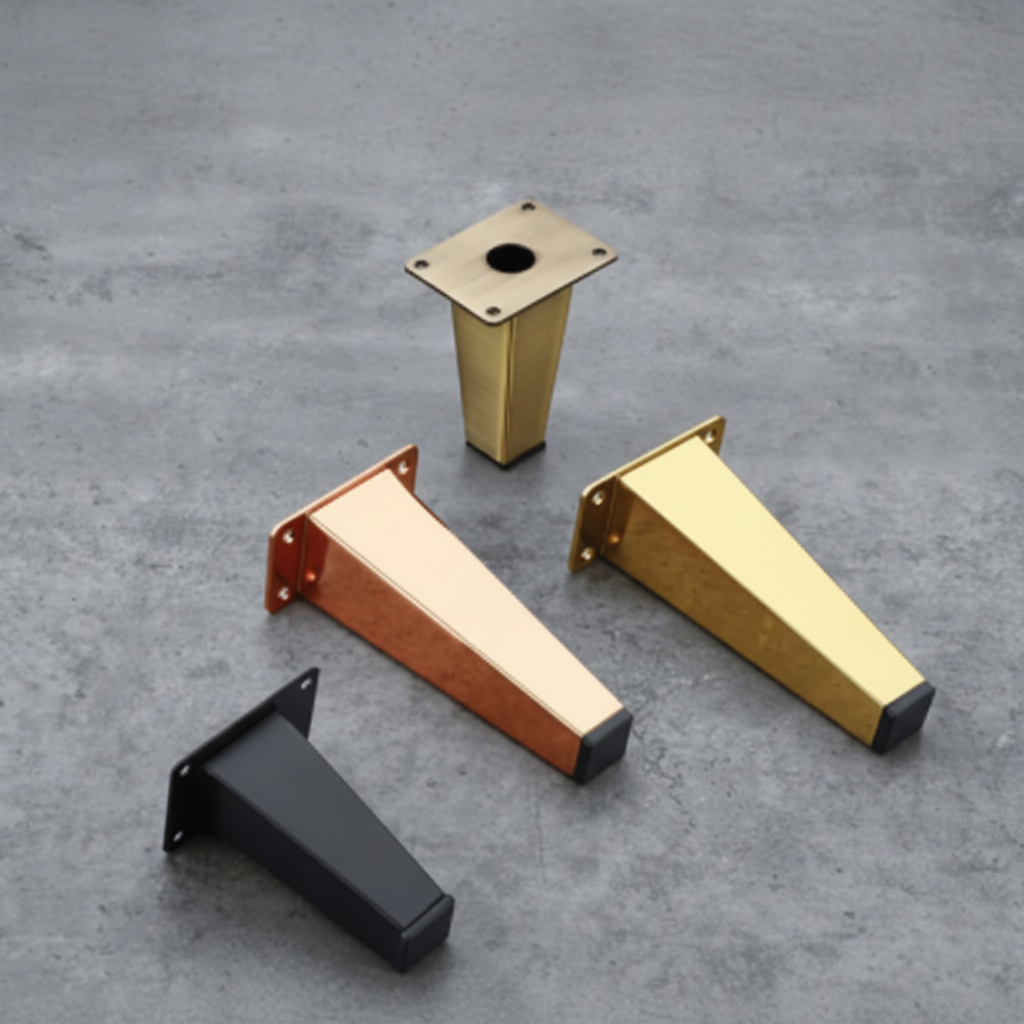 Sar Sofa Leg Corn Black, Gold, Rose Gold, Antique Brass (SDS-07)