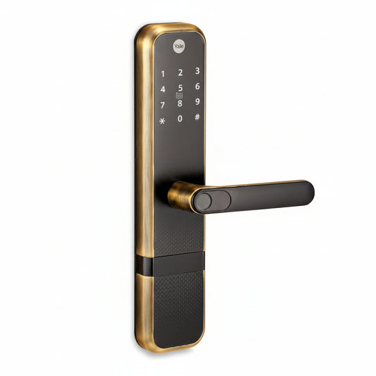 Yale Zuri S (Black, Antique Brass)