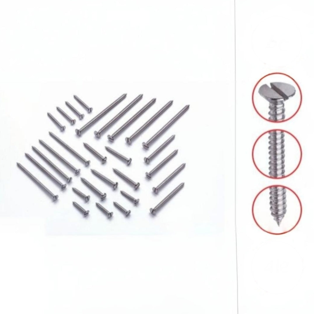 Omni® Ss Slotted Screw Self Tapping CSK & PAN