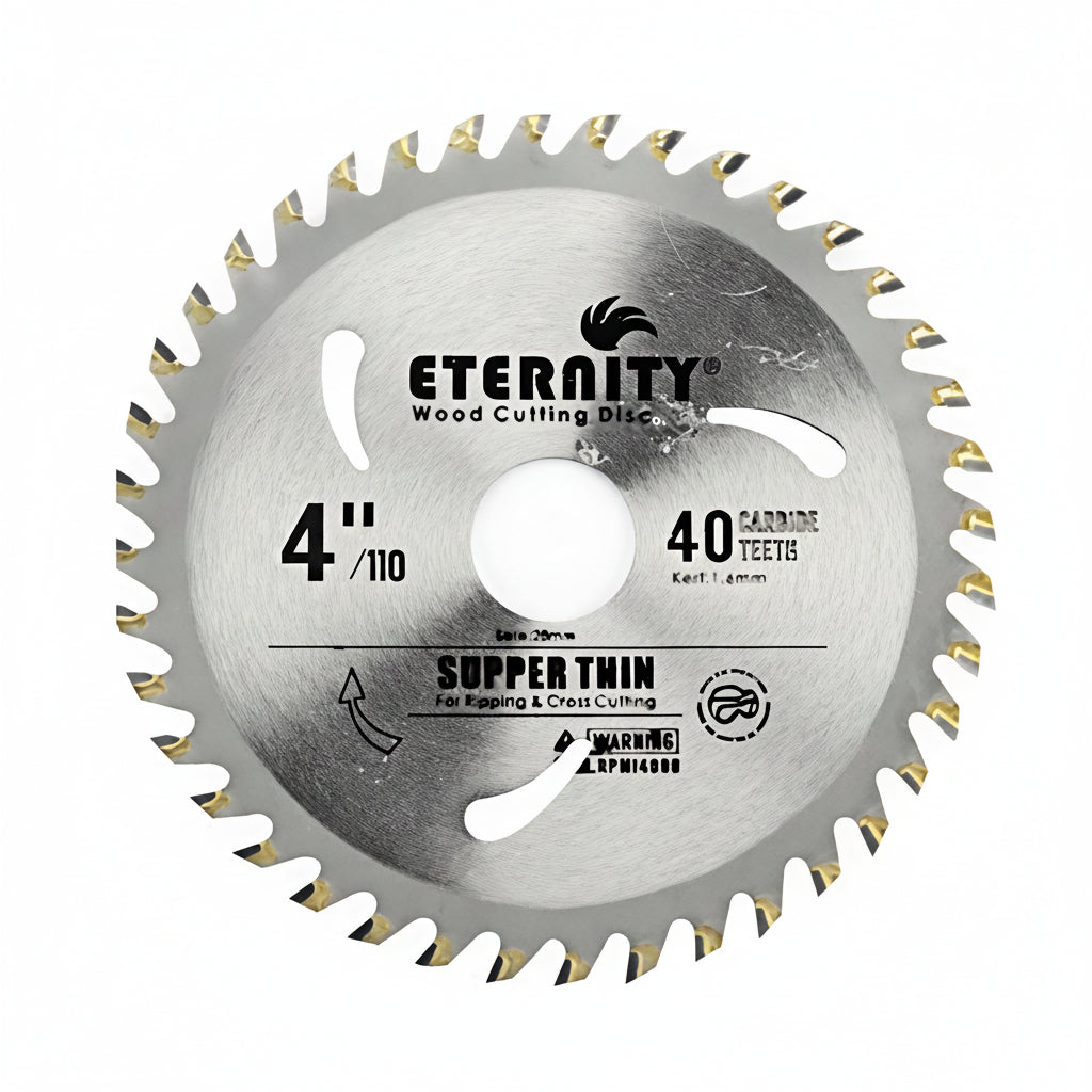 Eternity Circular Cutter Blade 40 Teeth 4 inch & 5 inch Suitable for Wood, Plywood Smooth Cutting