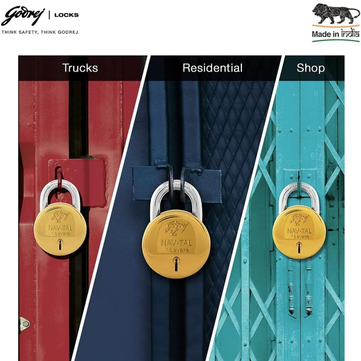 Godrej NAV-TAL Pad Lock 6 & 7 Leavers