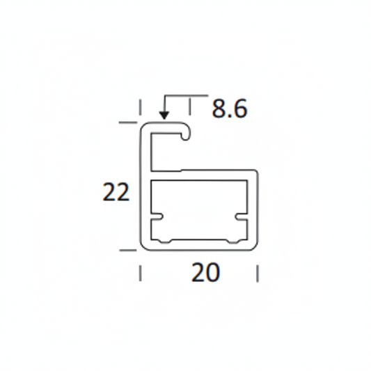 Aluminum Shutter Handle Profile