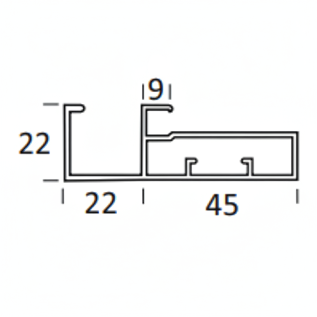 Aluminum Shutter Handle Profile