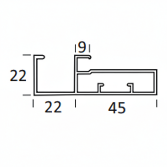 Aluminum Shutter Handle Profile