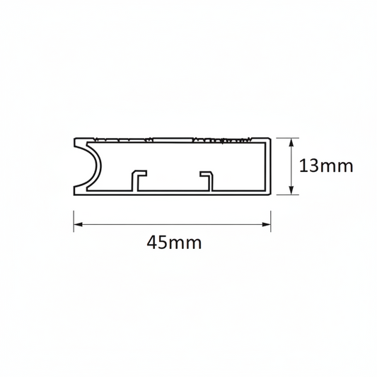Aluminum Shutter Handle Profile