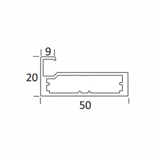 Aluminum Shutter Handle Profile