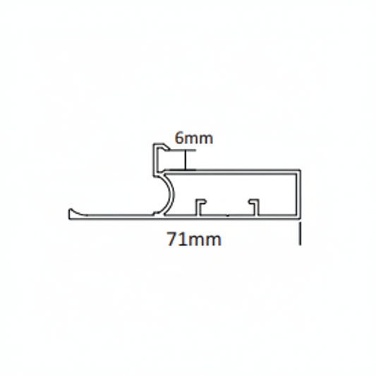 Aluminum Shutter Handle Profile