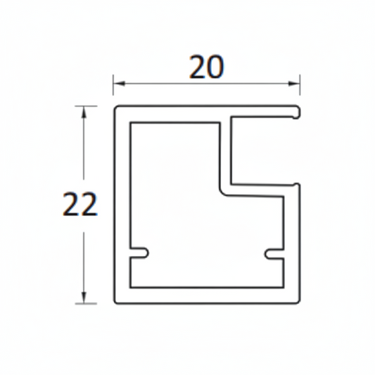 Aluminum Shutter Handle Profile