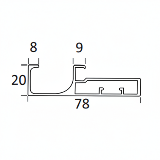 Aluminum Shutter Handle Profile