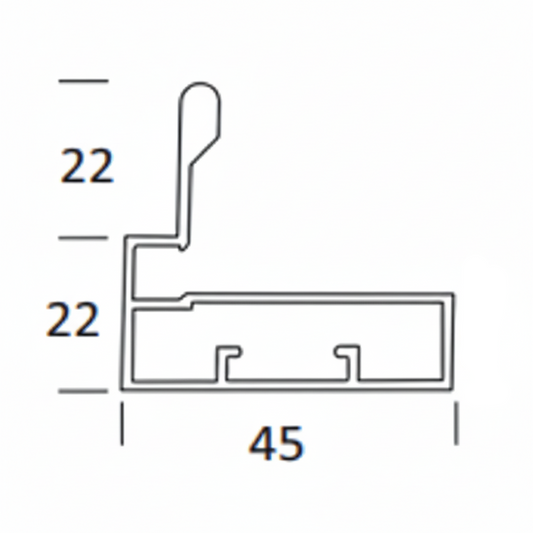 Aluminum Shutter Handle Profile