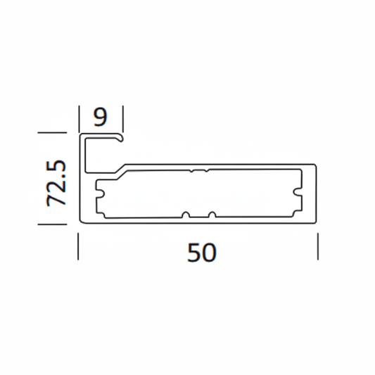 Aluminum Shutter Handle Profile