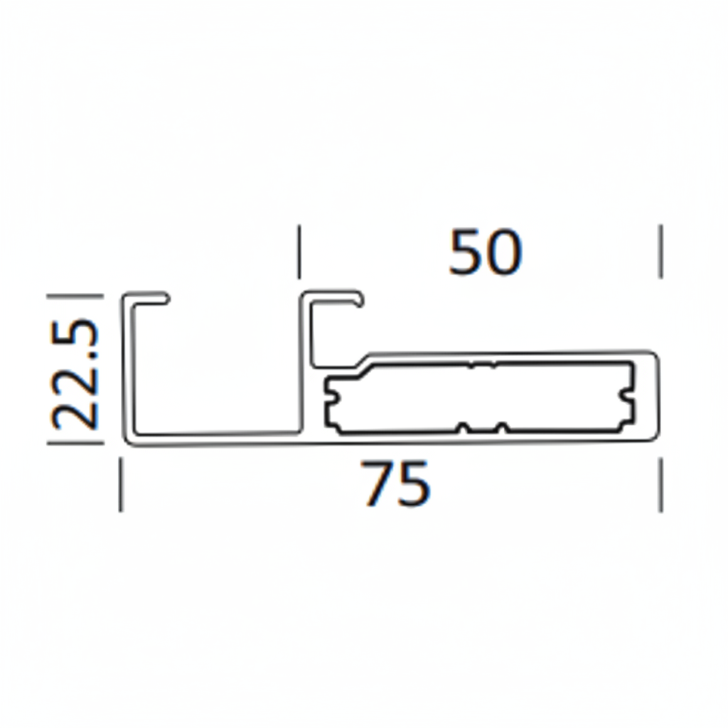 Aluminum Shutter Handle Profile