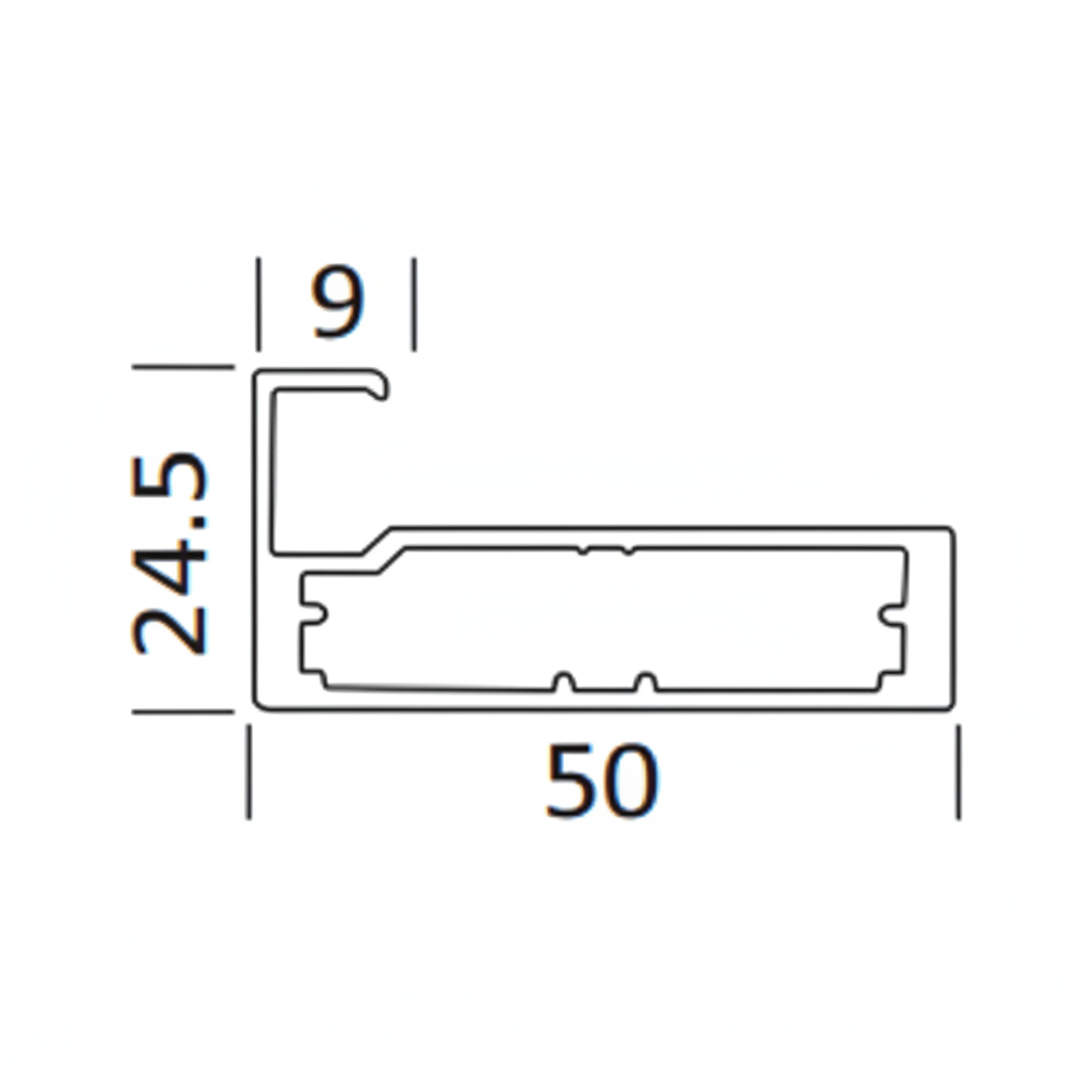 Aluminum Shutter Handle Profile