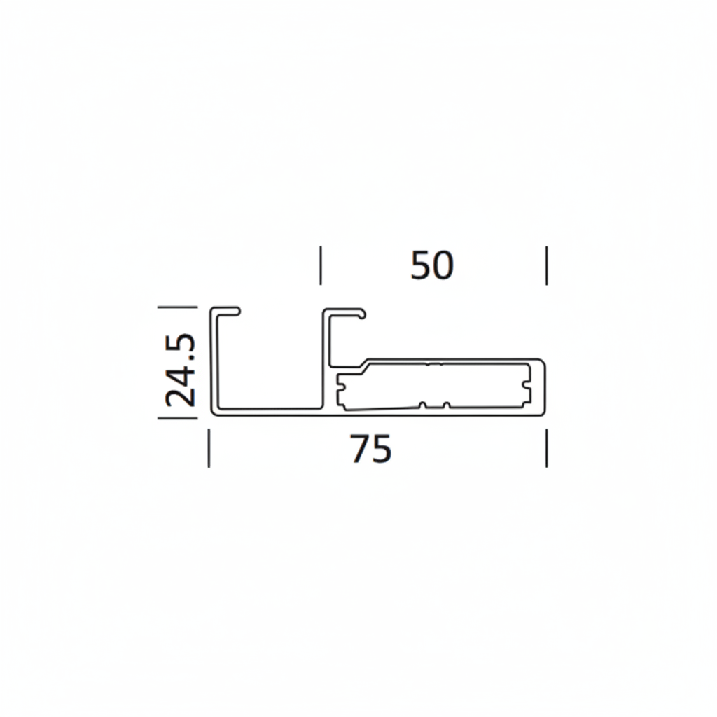 Aluminum Shutter Handle Profile