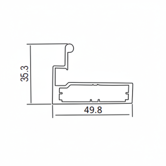 Aluminum Shutter Handle Profile