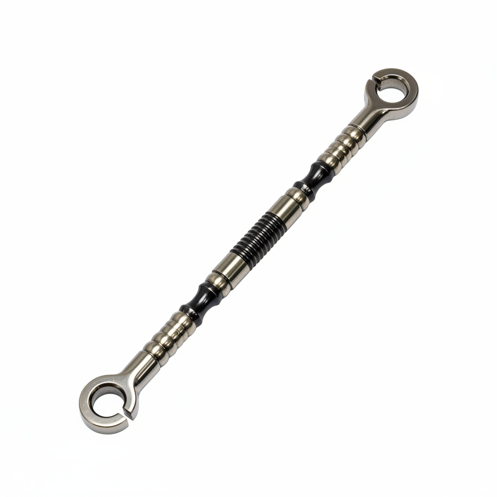Premium Chrome SS-304 stainless steel jhula chain link with a traditional Ring Kalash design and textured grip for heavy-duty ceiling swings and Oonjal.