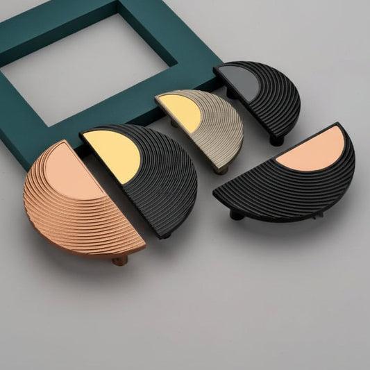 Creatick  Modern Conceptual Door Handle Black, Gold, Rose Gold (DH-104)