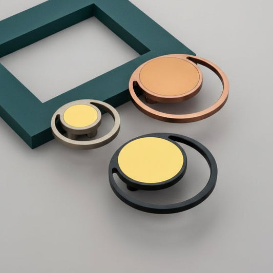 Creatick Modern Conceptual Door Handle Black, Satin, Gold, Rose Gold (DH-101)