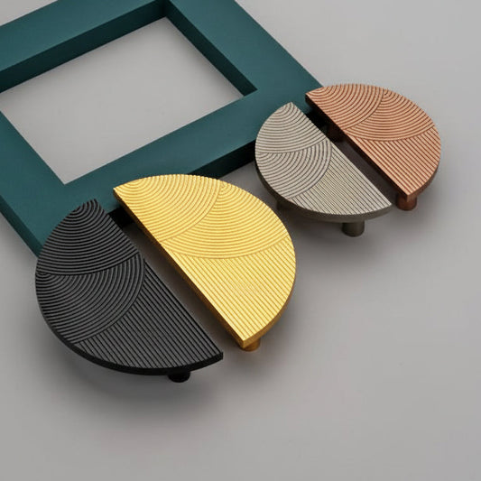 Creatick Modern Conceptual Door Handle Black, Satin, Gold, Rose Gold (DH-103)