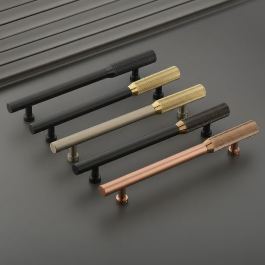 Creatick Modern Door Handle Black | Gold, Black | Rose Gold (DH-36)
