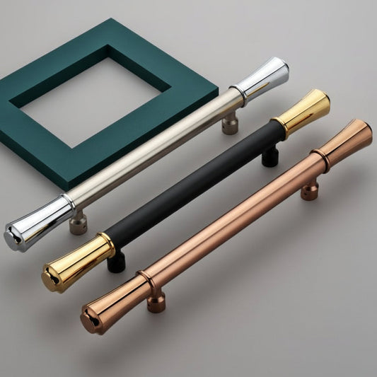 Creatick Modern Door Handle Black | Gold, Black | Rose Gold(DH-66)