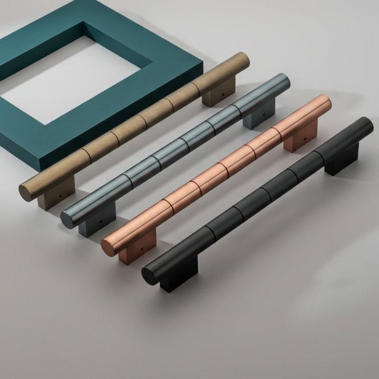 Creatick Modern Door Handle Black, Rose Gold, Satin, Antique Brass (DH-15)