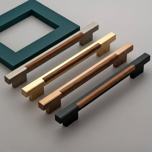 Creatick Modern Door Handle Black, Satin, Gold, Rose Gold (DH-21)