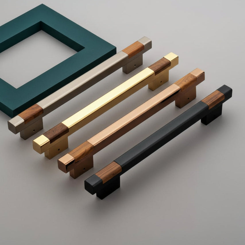 Creatick Modern Door Handle Black, Satin, Gold, Rose Gold (DH-22)