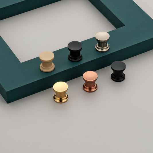 Creatick Modern Knob Black, Rose Gold, Gold, Satin (KB-04)