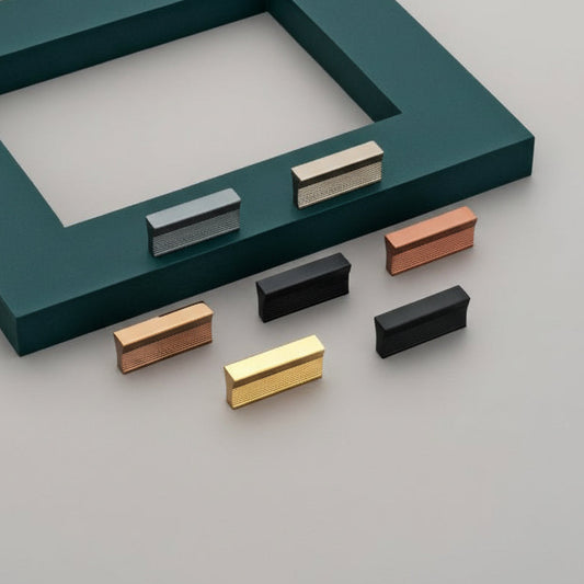 Creatick Modern Knob Black, Rose Gold, Satin, Gold (KB-18)