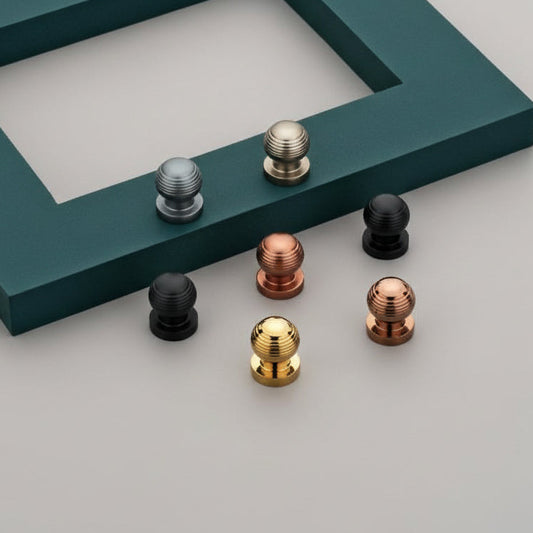 Creatick Modern Knob Black, Rose Gold, Satin, Gray, Black | Gold (KB-02)