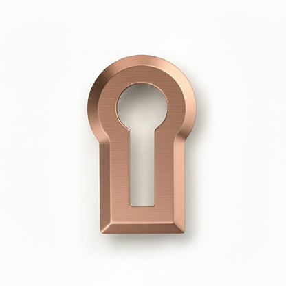 Cupboard Key Hole Satin, Antique Brass, Black, Rose Gold, Gold (Brass)