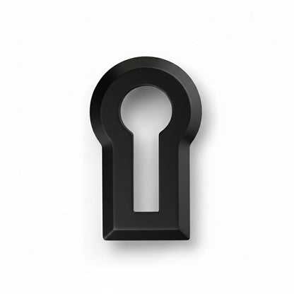 Cupboard Key Hole Satin, Antique Brass, Black, Rose Gold, Gold (Brass)
