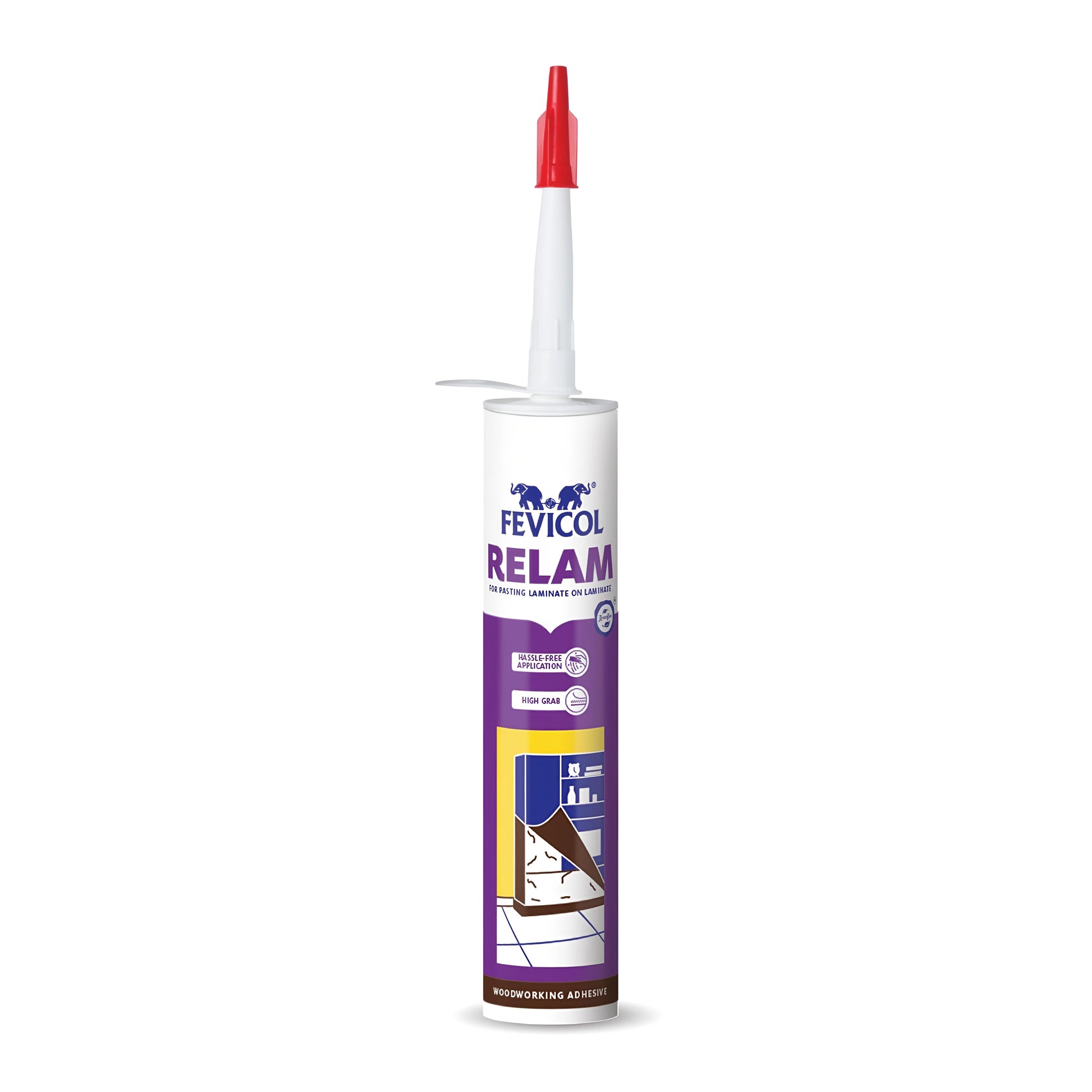 Fevicol RELAM adhesive tube on a white background