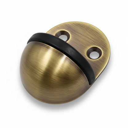 Glass Door Stopper (Antique Brass, Satin, Gold, Black)