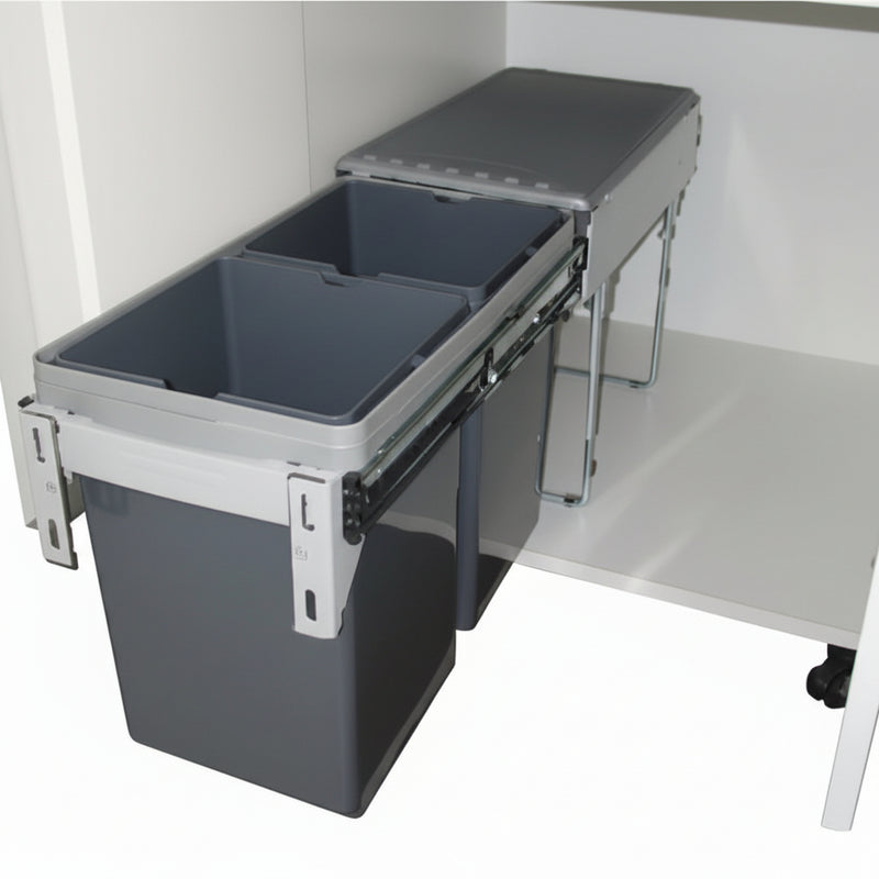 Double Dustbin 20Ltr (10+ 10Ltr) Wet & Dry Bin