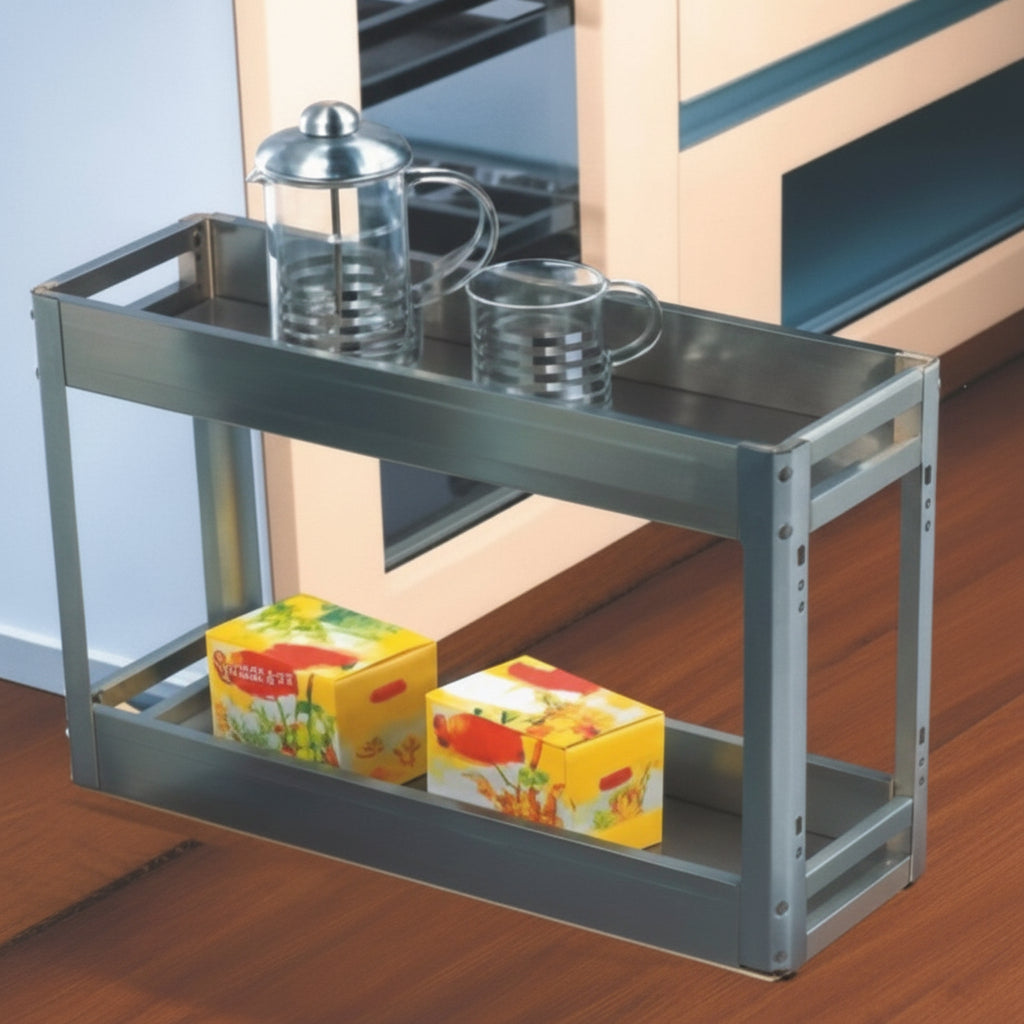 2 Shelf Satin Pullout