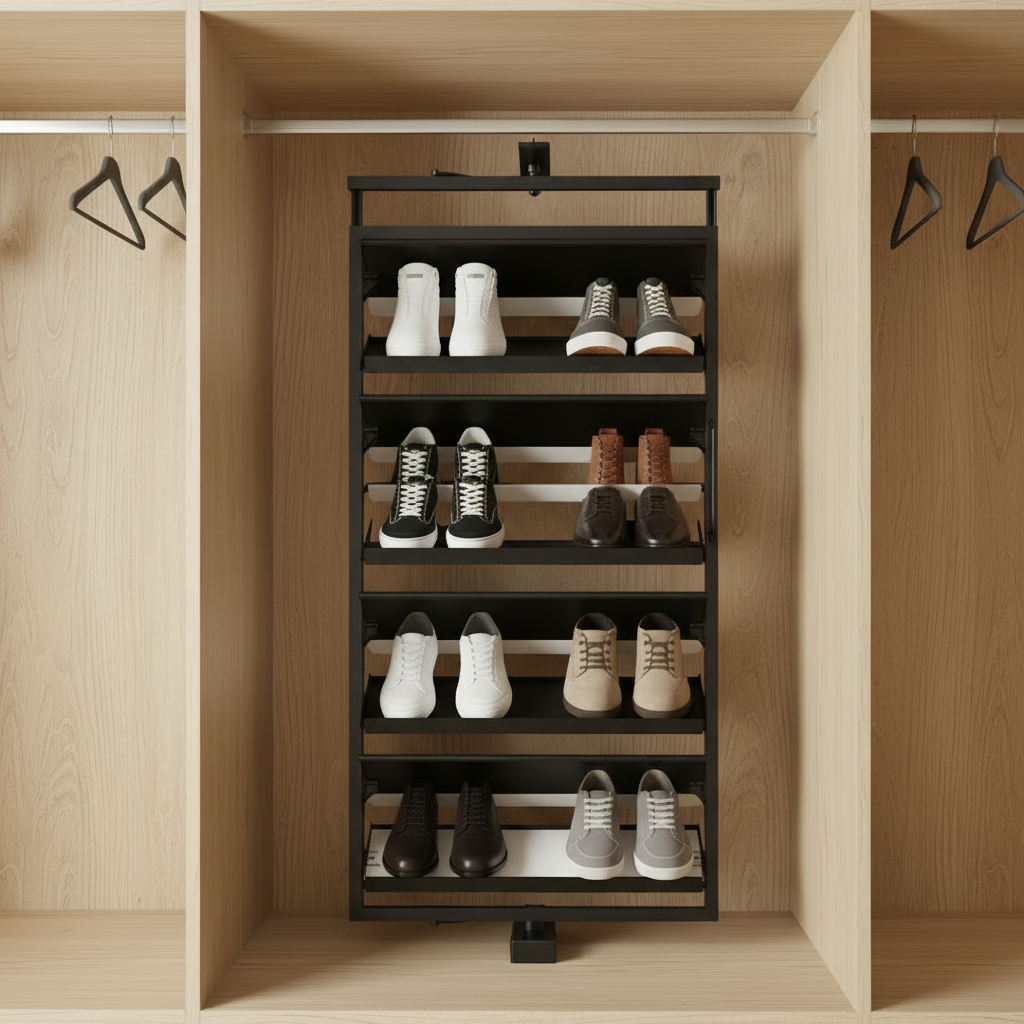 GreenTree Revolving Shoe Rack