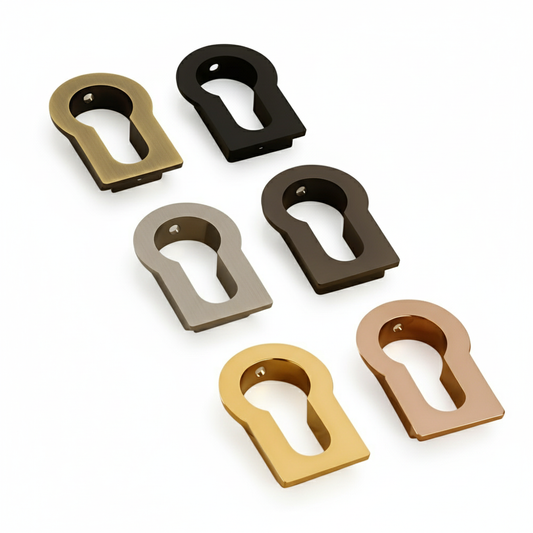 Key Hole Satin, Antique Brass, Black, Rose Gold, Gold (Cylindrical Shape)