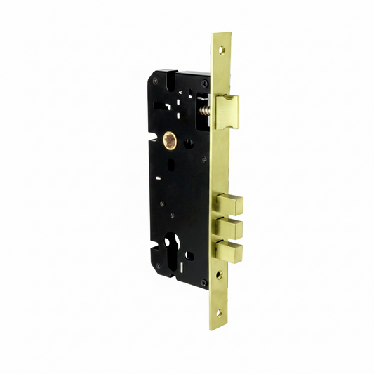 Lock Body 50 mm x 85 mm SS Matt, Antique Brass (Brass)
