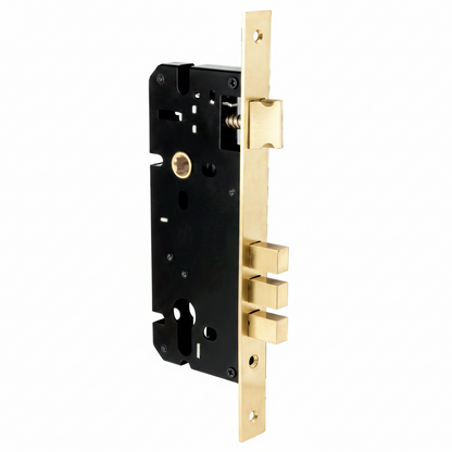 Lock Body 60 mm x 85 mm SS Matt, Antique Brass, Black, Rose Gold (Brass)