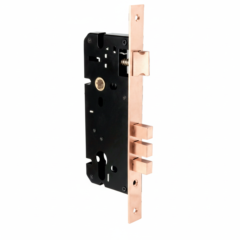 Lock Body 60 mm x 85 mm SS Matt, Antique Brass, Black, Rose Gold (Brass)